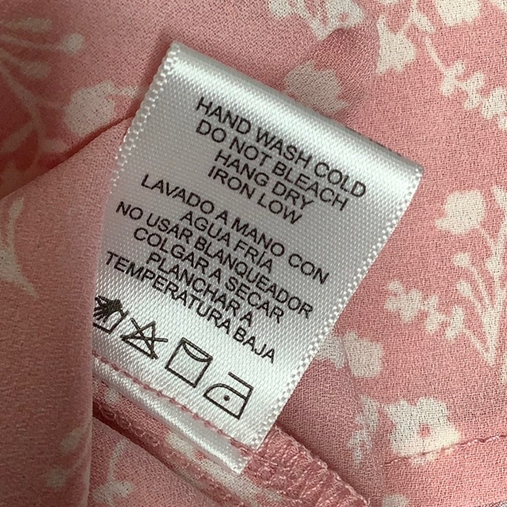 Love Tree Smocked Milkmaid Ditsy Floral Dress Size S - Picture 12 of 14